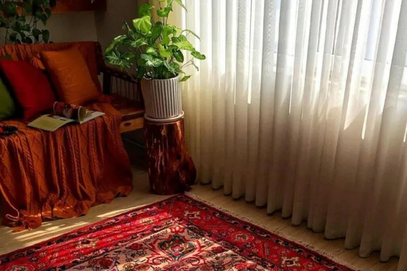 نکات تکمیلی برای طراحی دکوراسیون با فرش قرمز