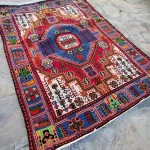 فرش-دستباف-زمینه-قرمز-بافت-نهاوندی-0152