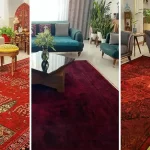 ست کردن فرش قرمز و مبل